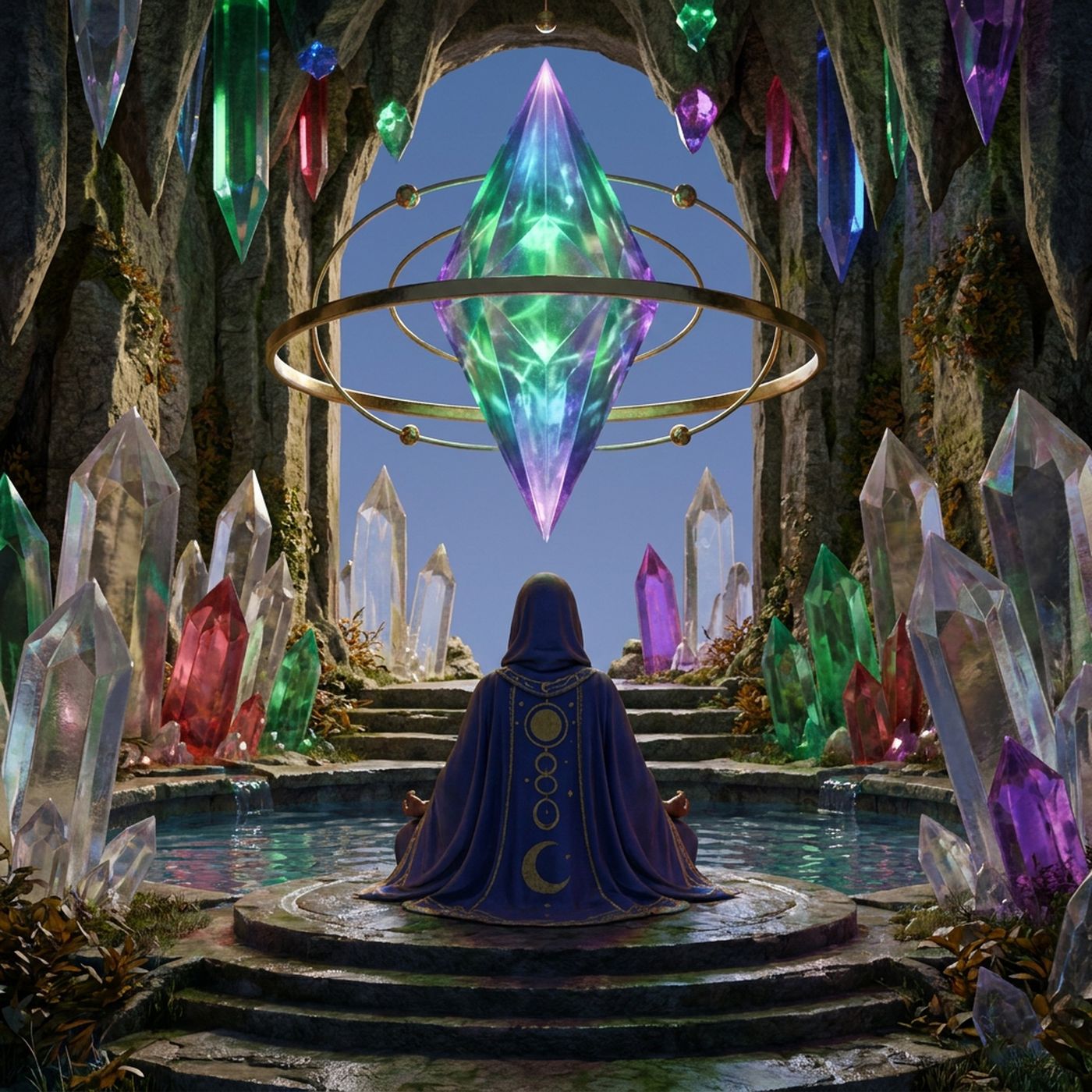 Full-colour reference for Crystal Meditation Cave
