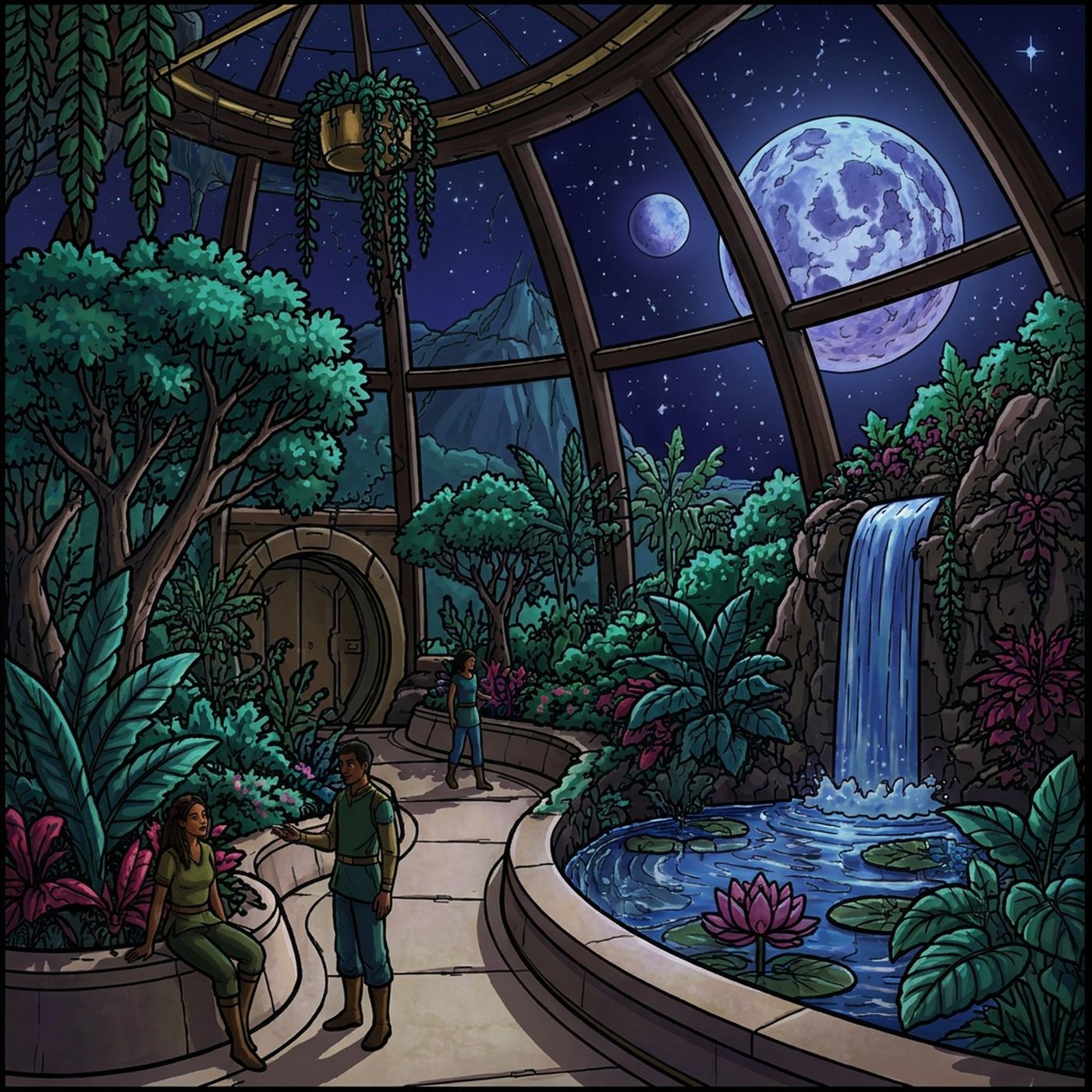 Full-colour reference for Starship Conservatory