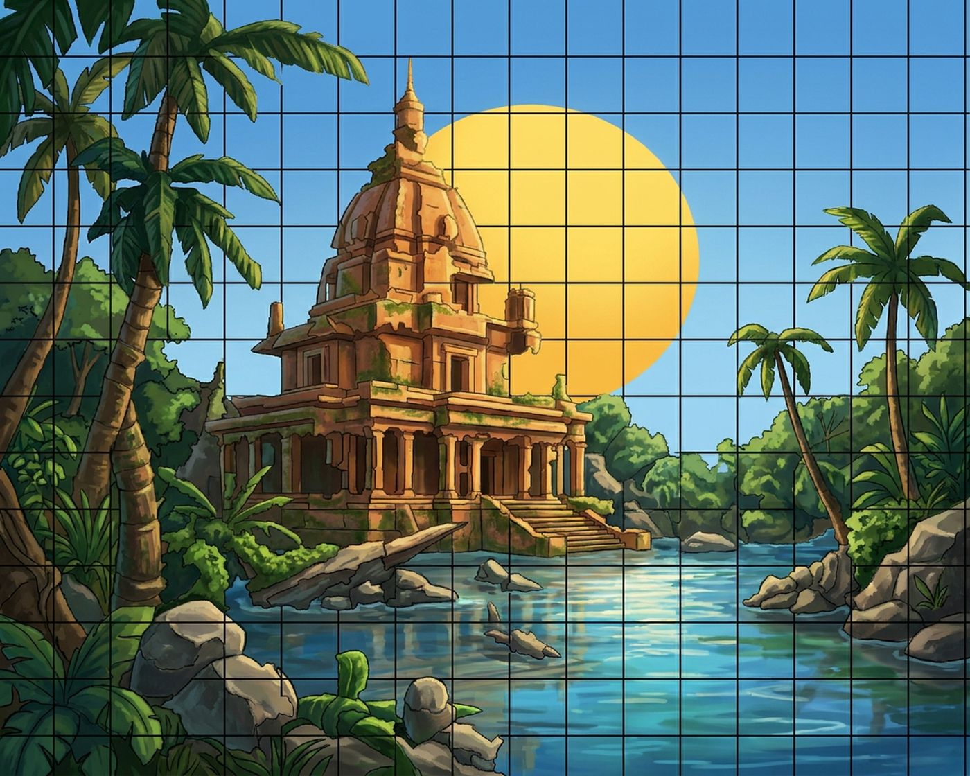 Full-colour reference for Jungle Temple