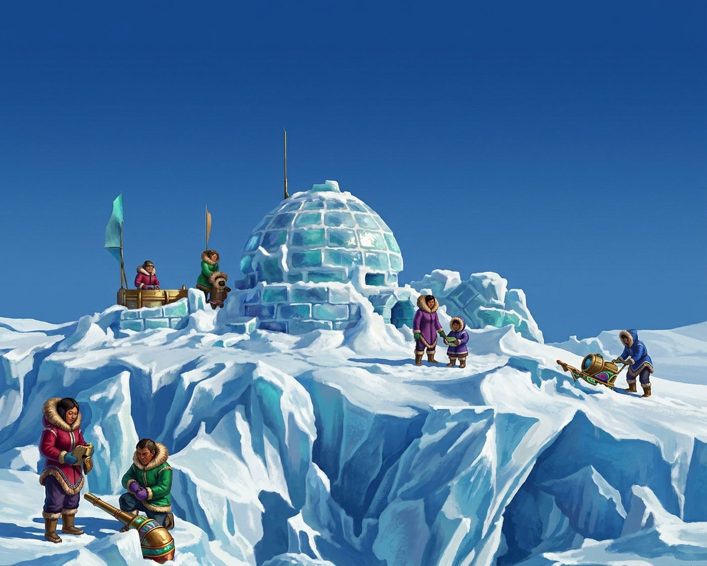 Full-colour reference for Ice Outpost