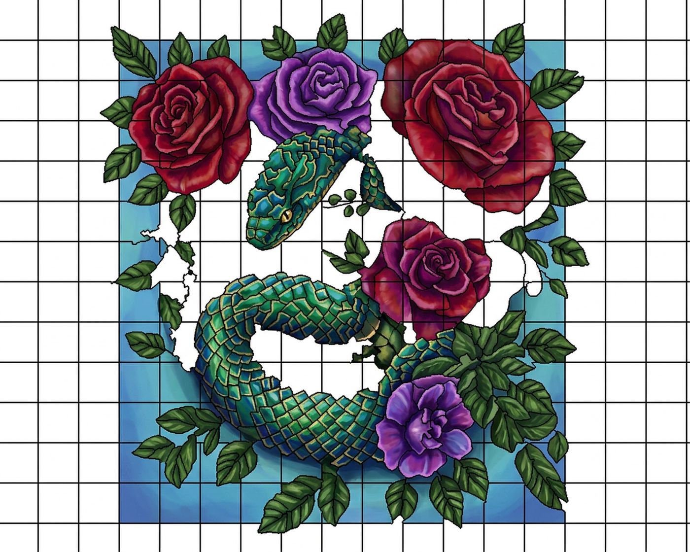 Full-colour reference for Serpent and Rose