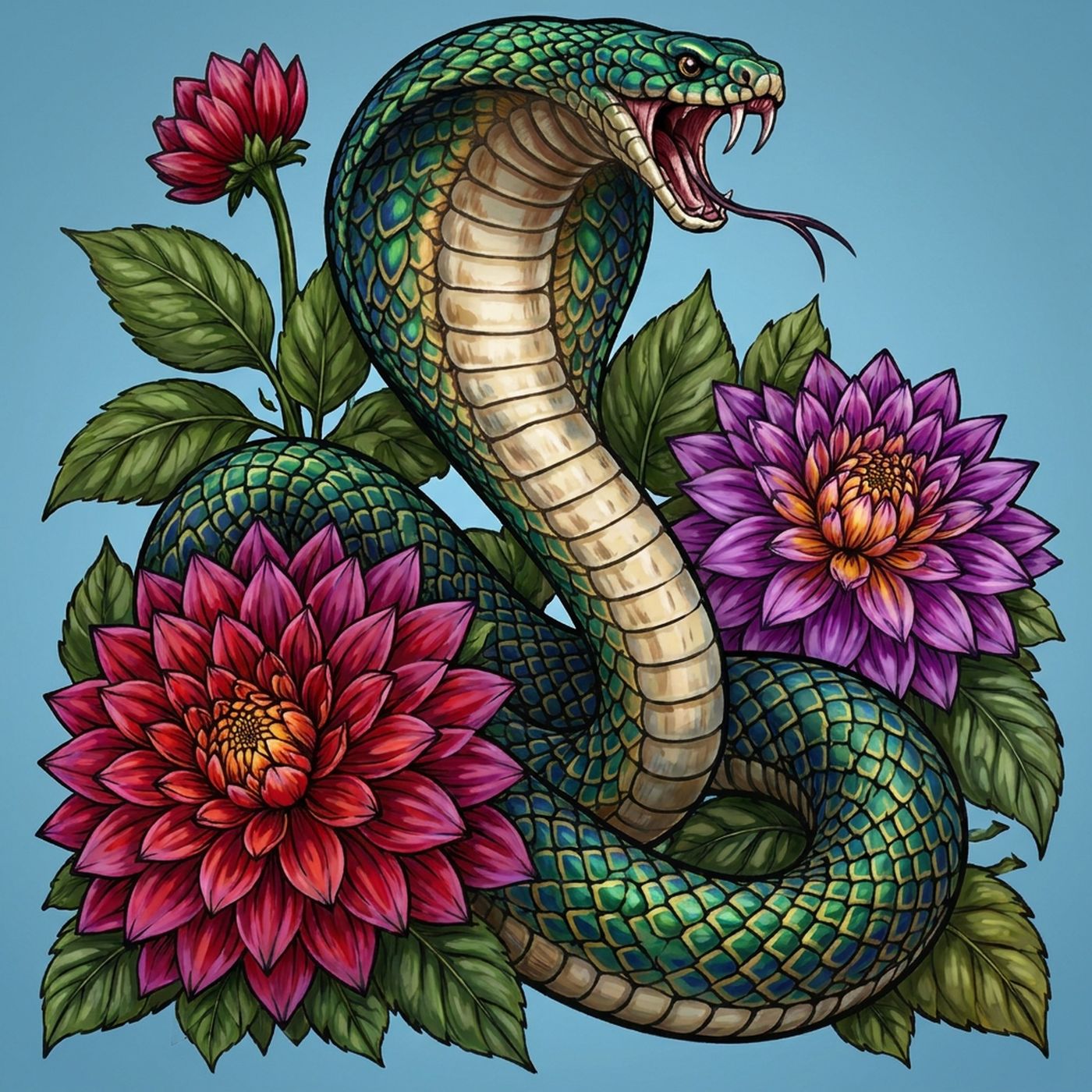 Full-colour reference for Cobra and Dahlias