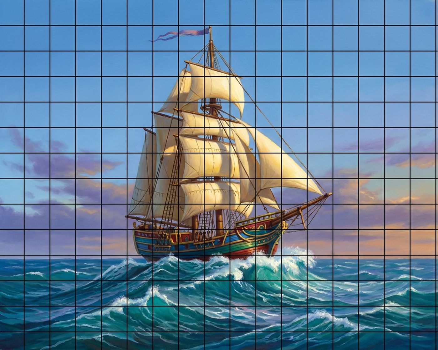 Full-colour reference for Tall Ship