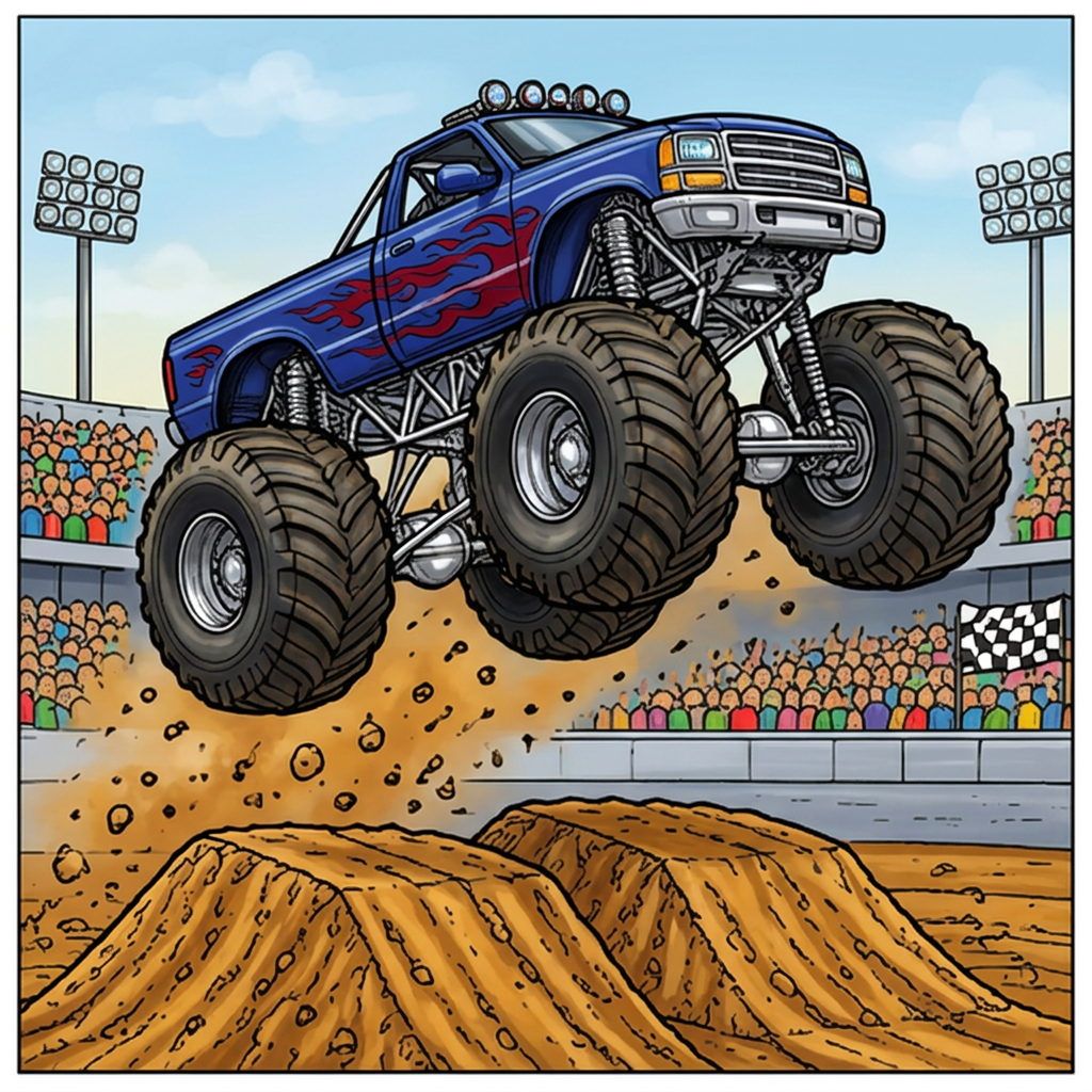 Full-colour reference for Monster Truck Rally