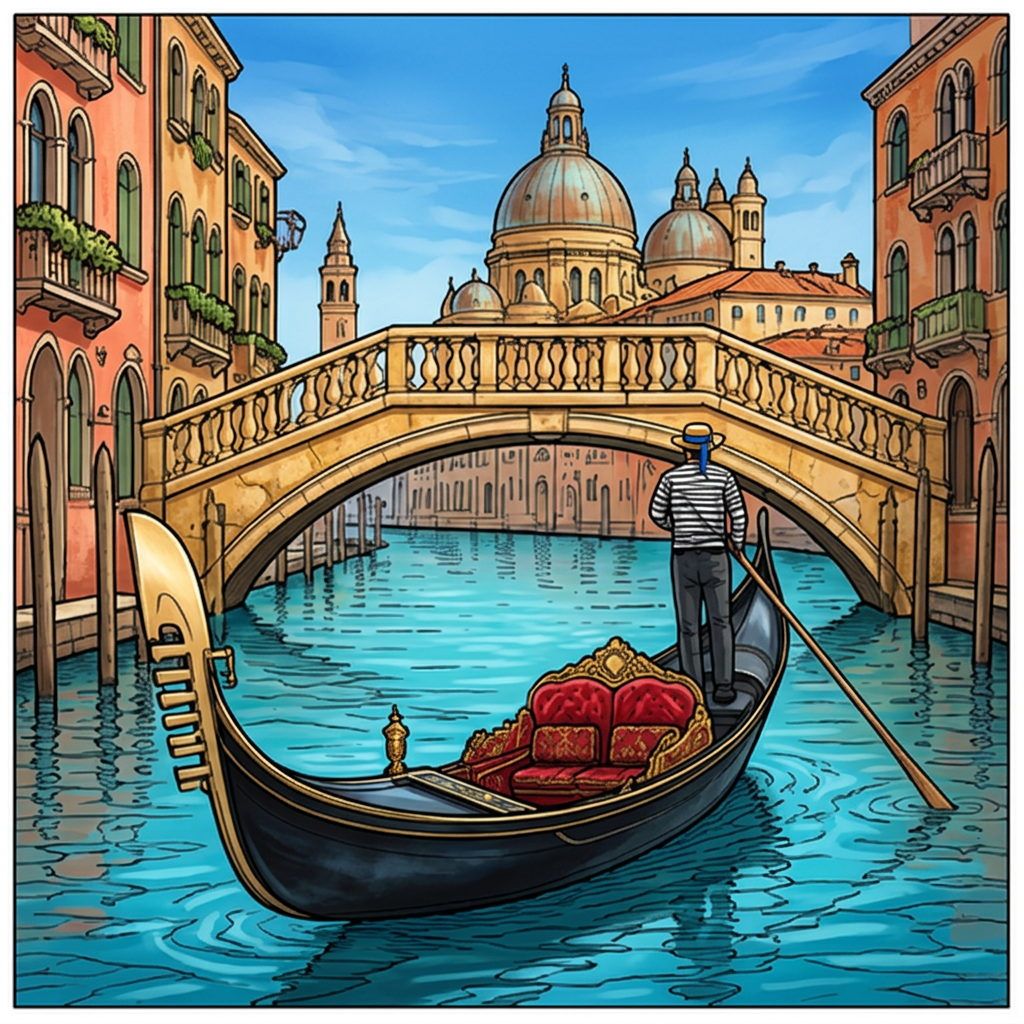 Full-colour reference for Venetian Gondola