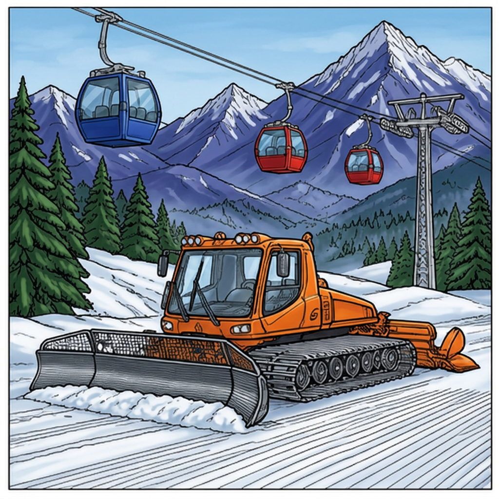 Full-colour reference for Alpine Snowcat