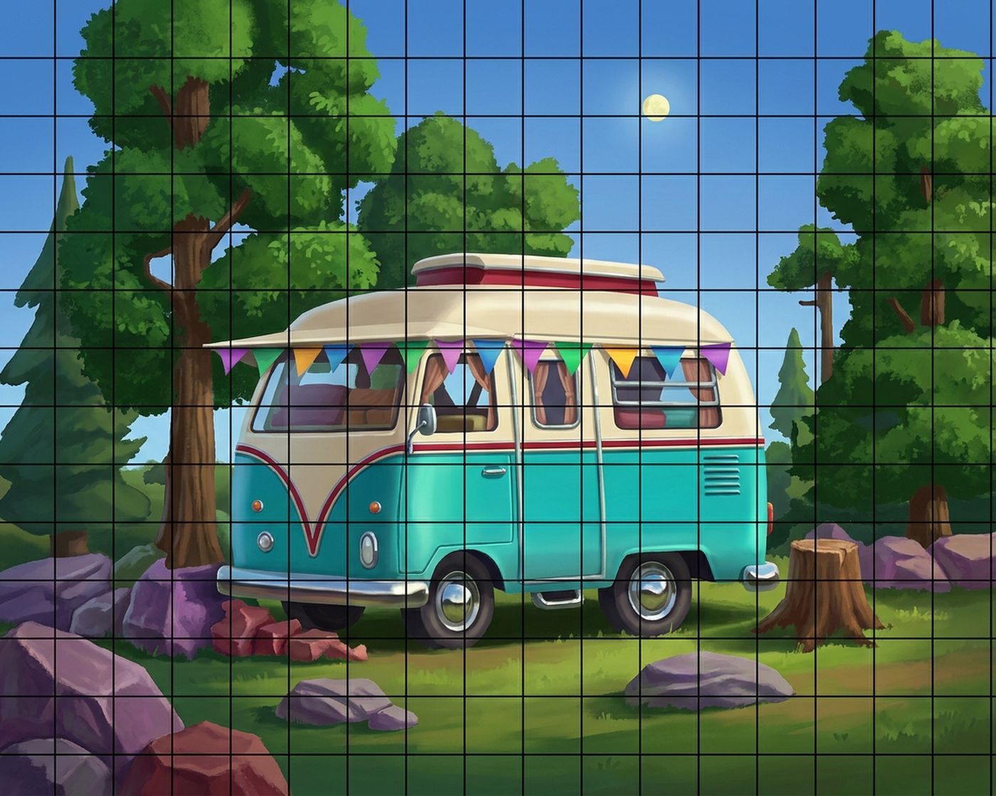 Full-colour reference for Camp Van