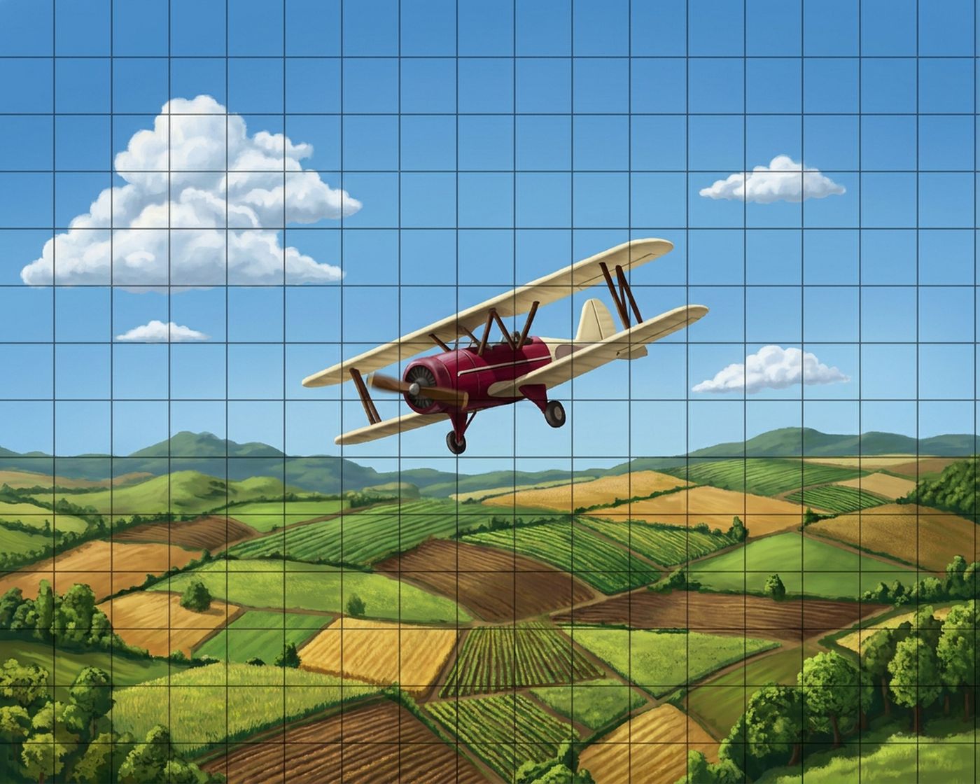 Full-colour reference for Biplane Fields