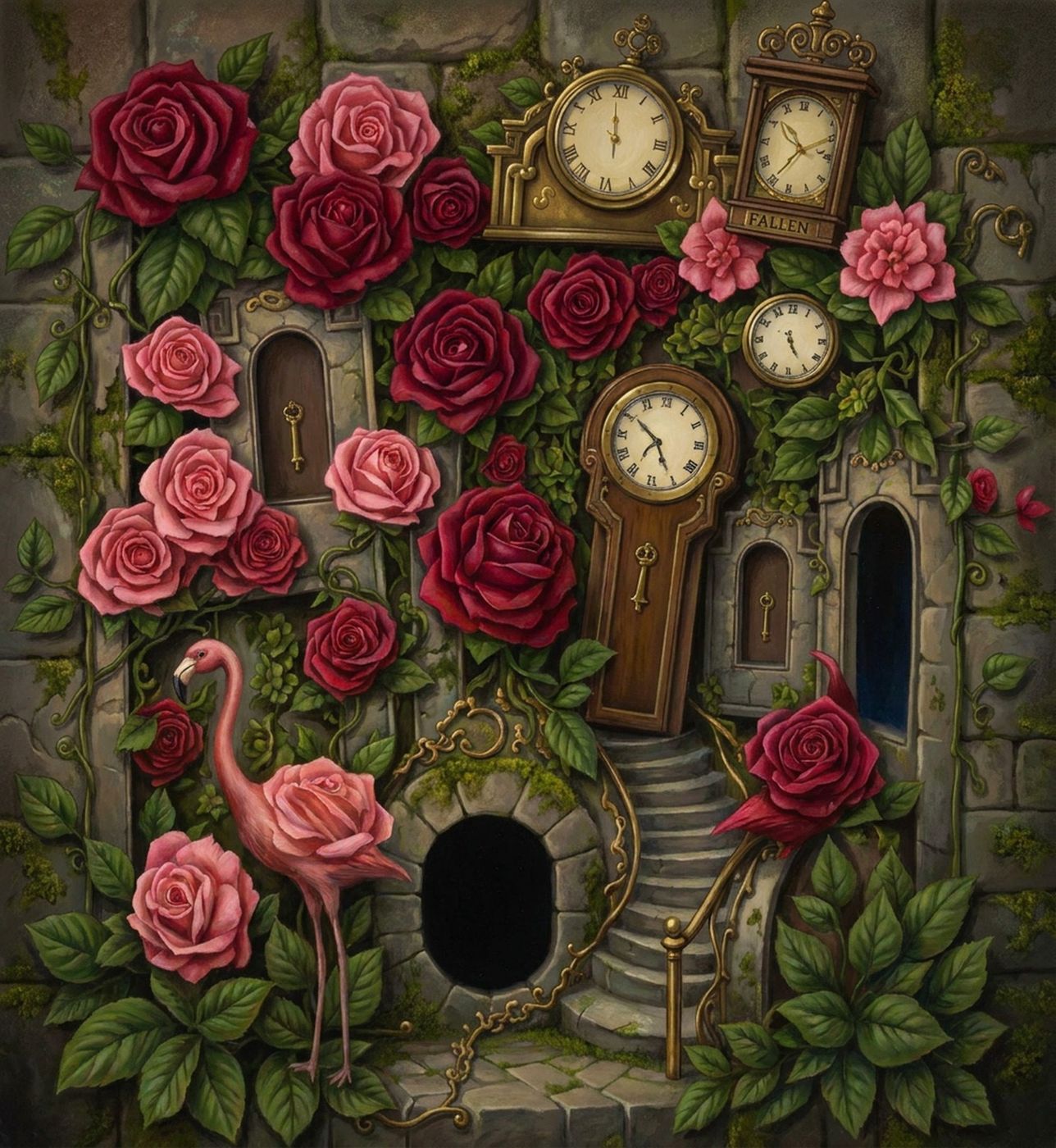 Full-colour reference for Painted Rose Maze