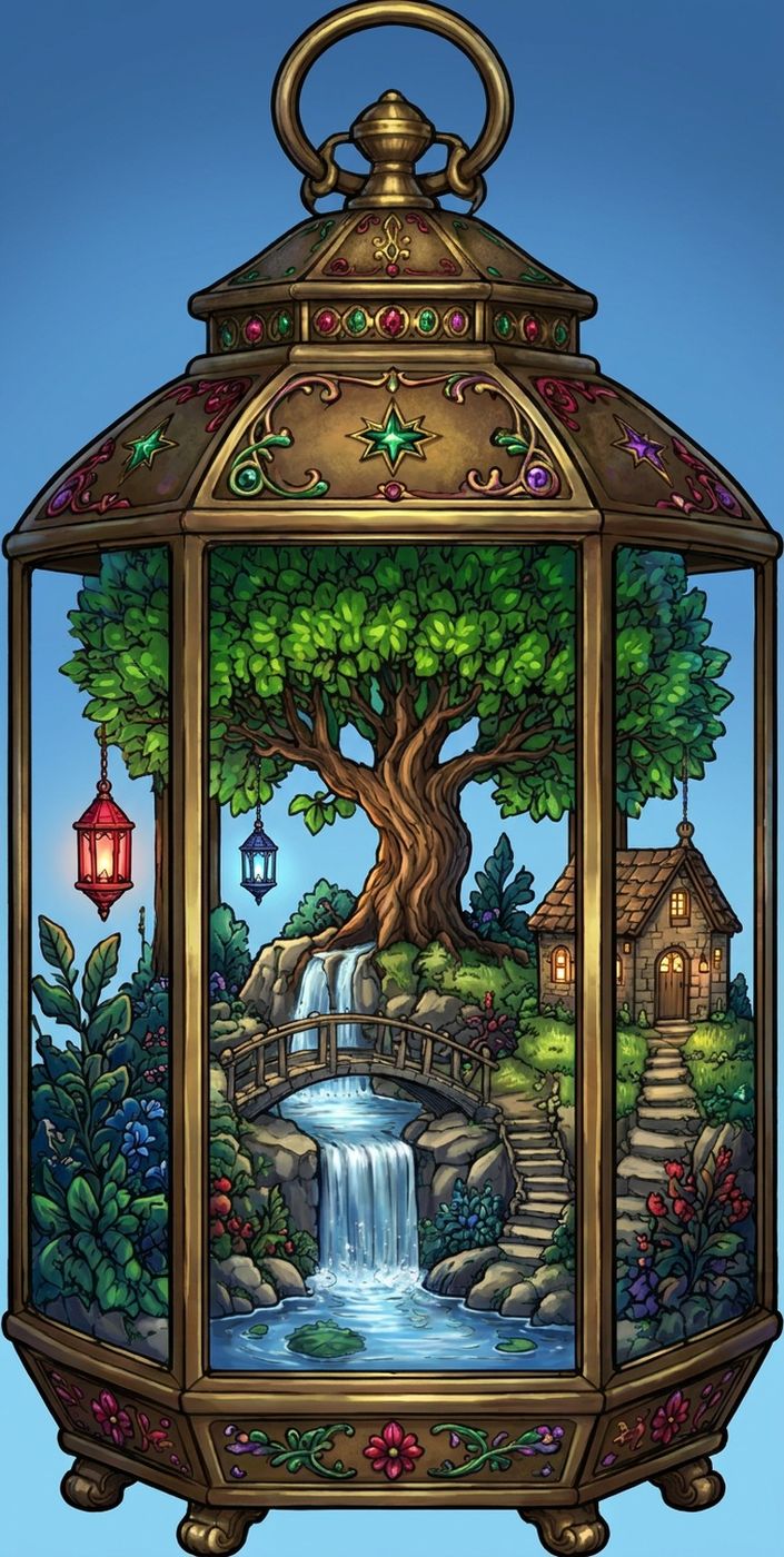 Full-colour reference for Lantern Tree