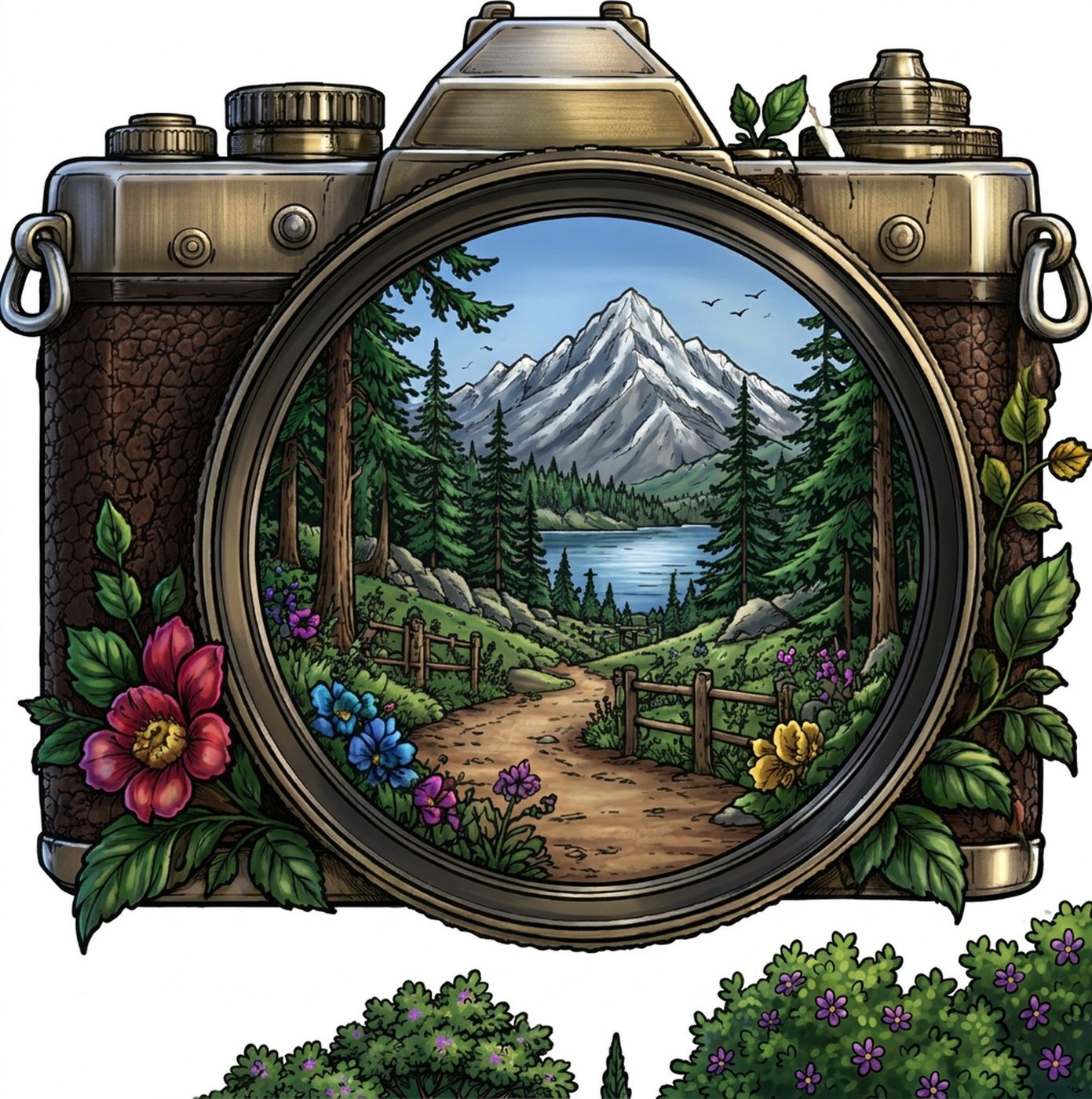 Full-colour reference for Camera Forest Path