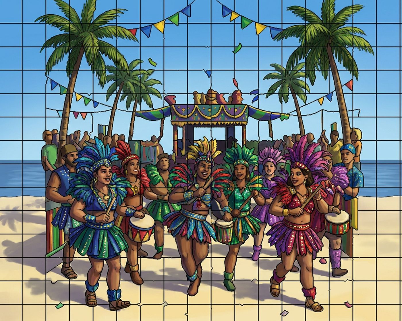 Full-colour reference for Brazilian Carnival