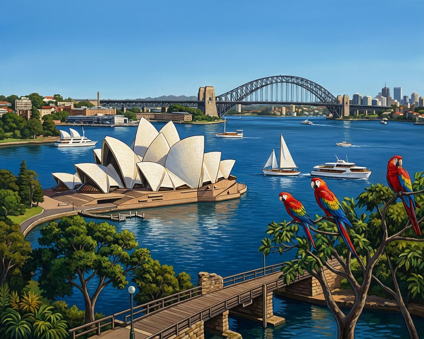 Full-colour reference for Australian Harbor