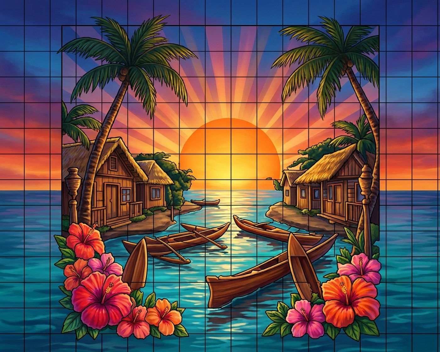 Full-colour reference for Hawaiian Sunset Village