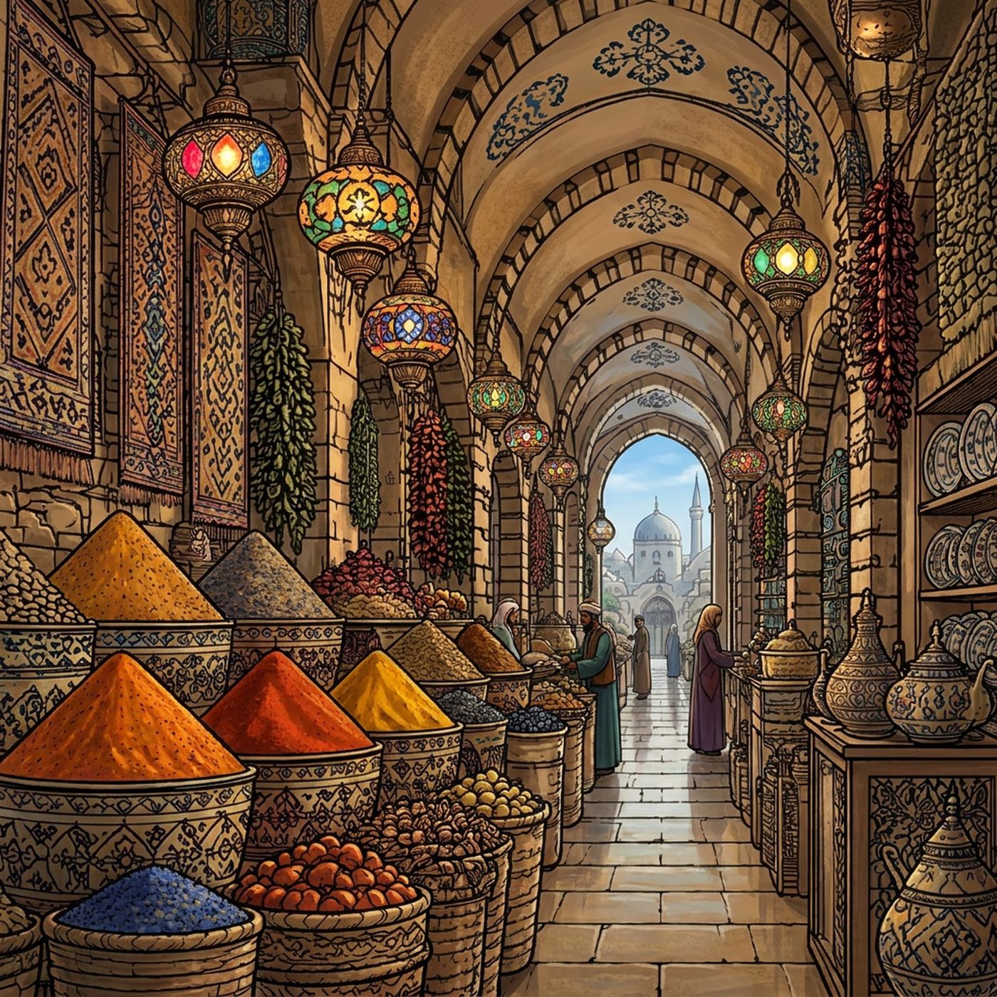 Full-colour reference for Istanbul Spice Bazaar