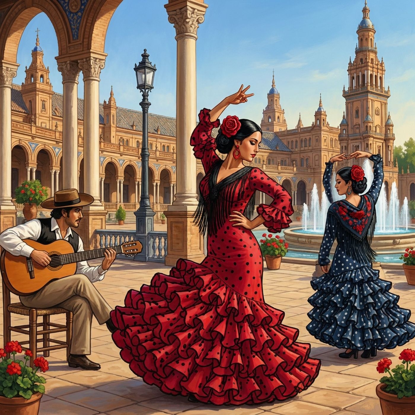 Full-colour reference for Spanish Plaza Flamenco