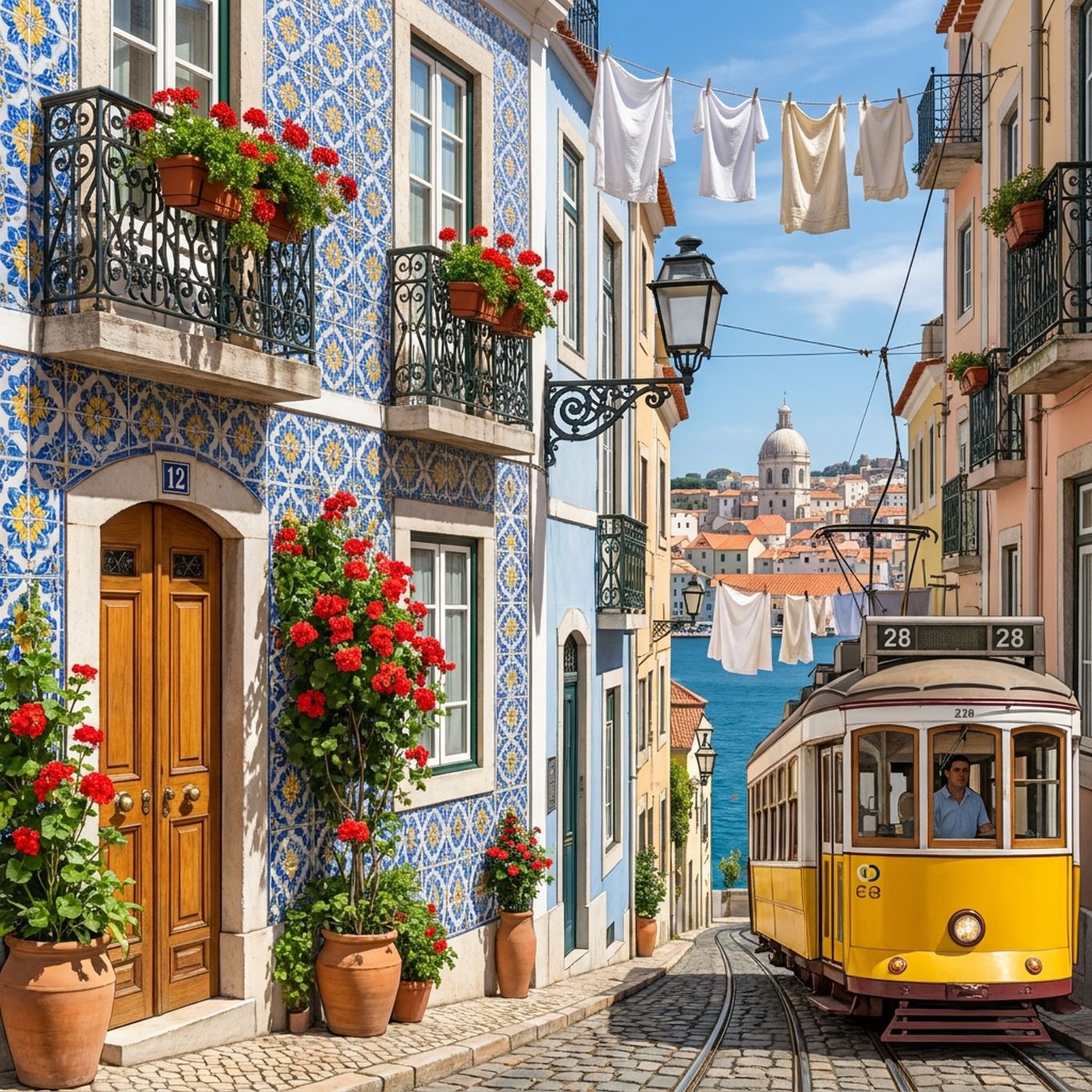 Full-colour reference for Portuguese Tiled Street