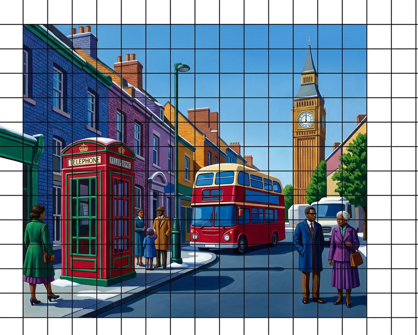 Full-colour reference for London Street