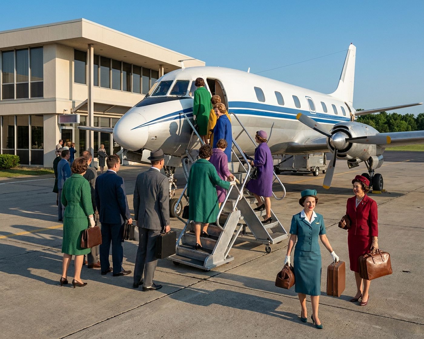 Full-colour reference for 1960s Airline Travel