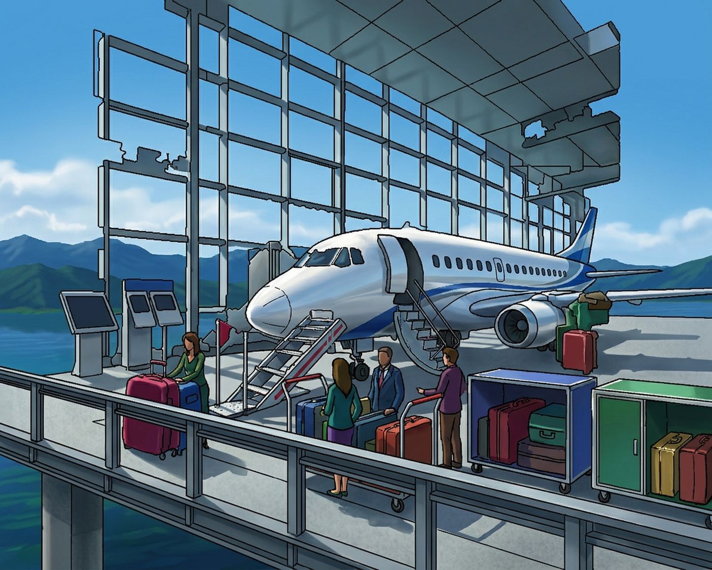 Full-colour reference for Modern Airline Travel
