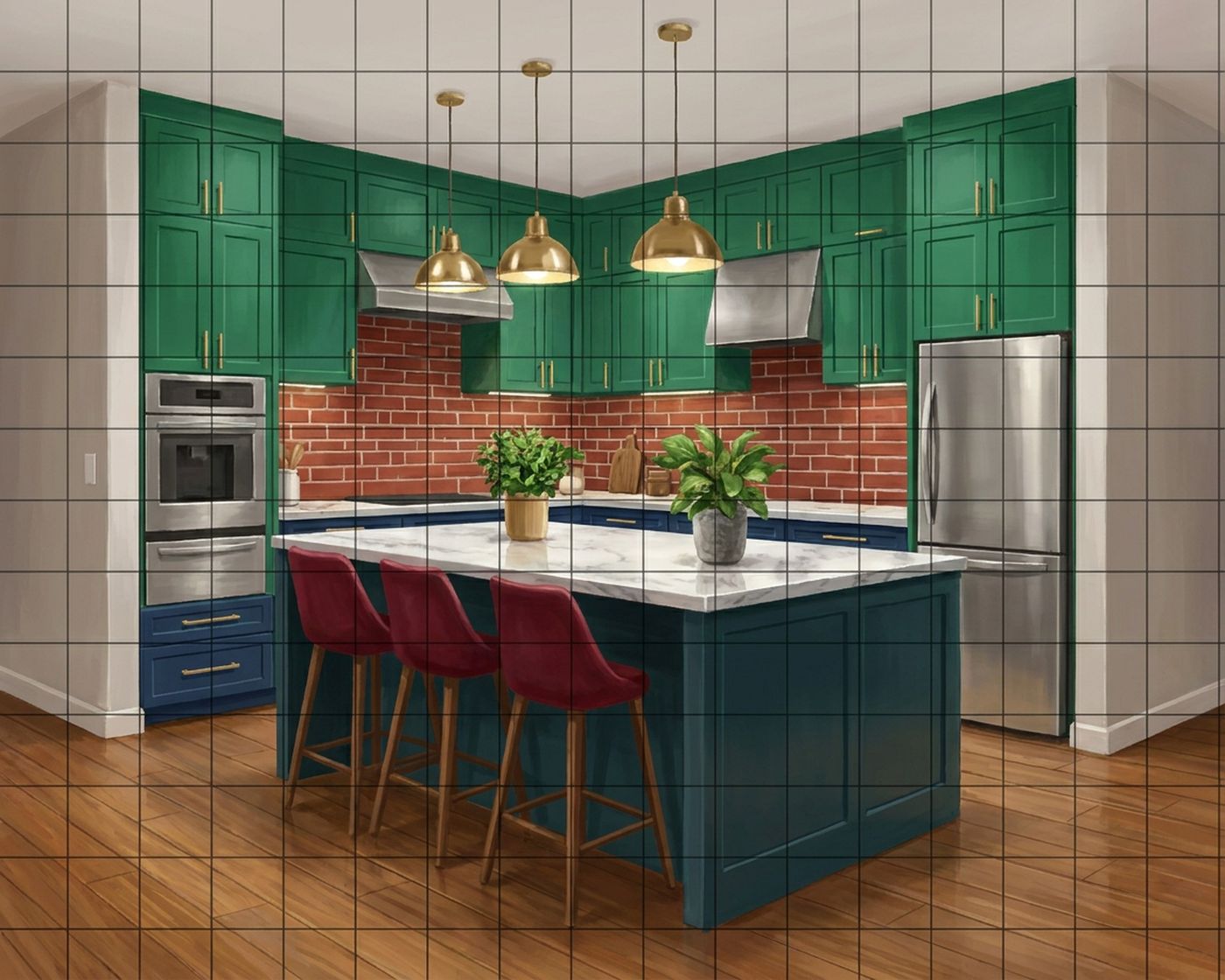 Full-colour reference for Modern Kitchen