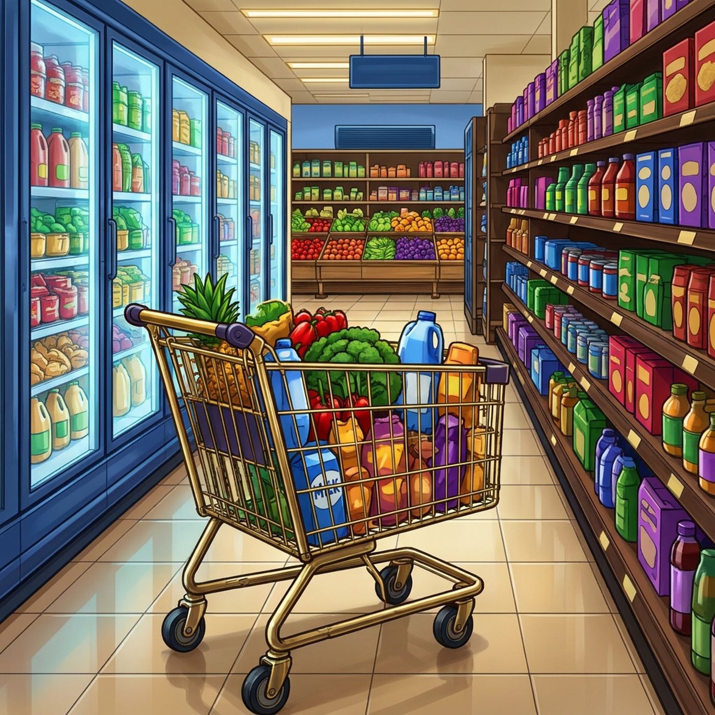 Full-colour reference for Modern Supermarket