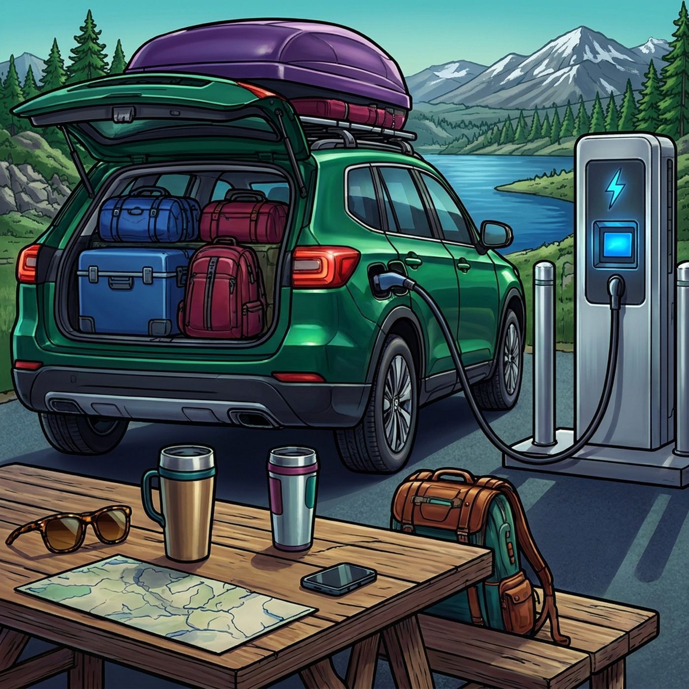 Full-colour reference for Modern Family Road Trip