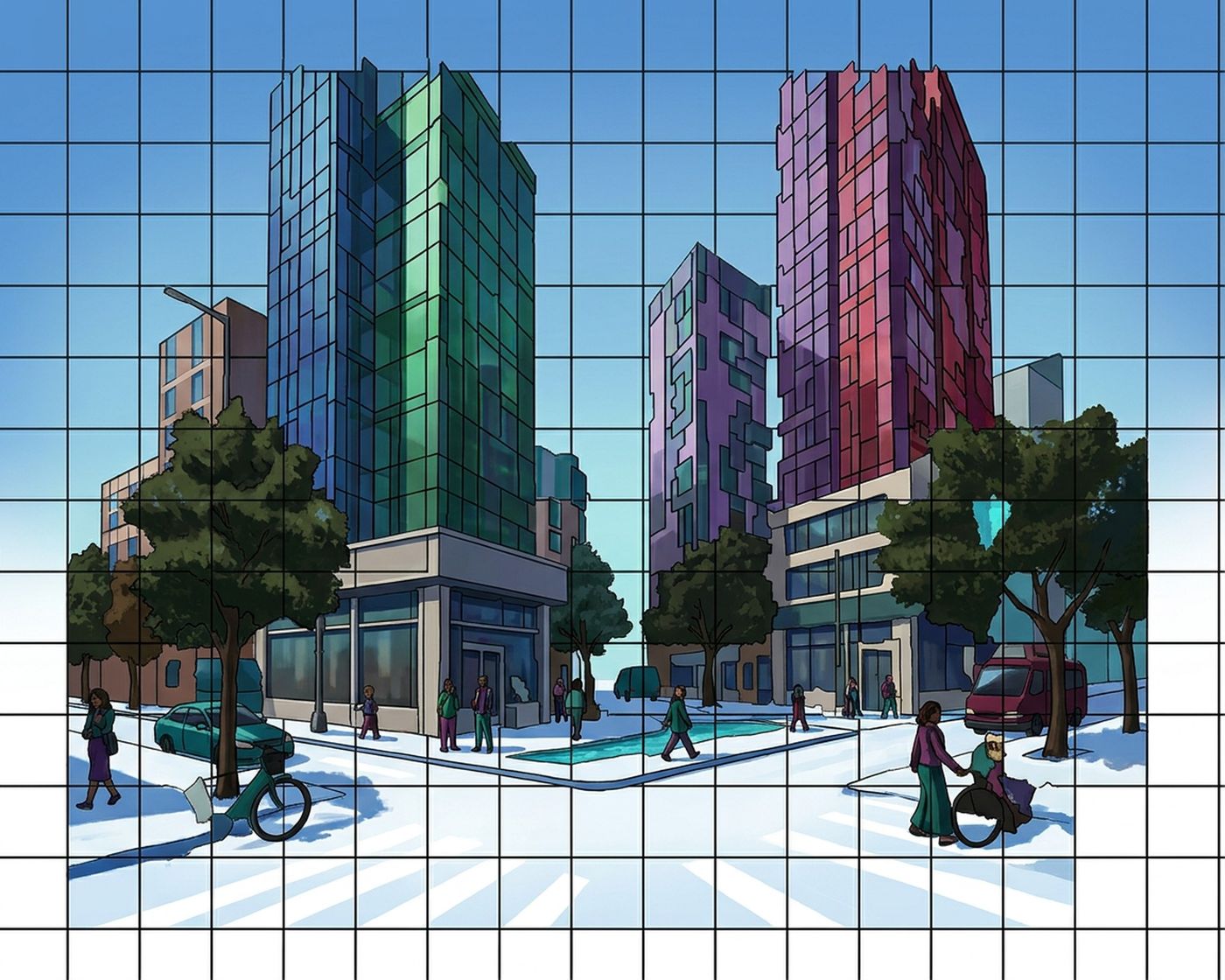 Full-colour reference for Modern Downtown