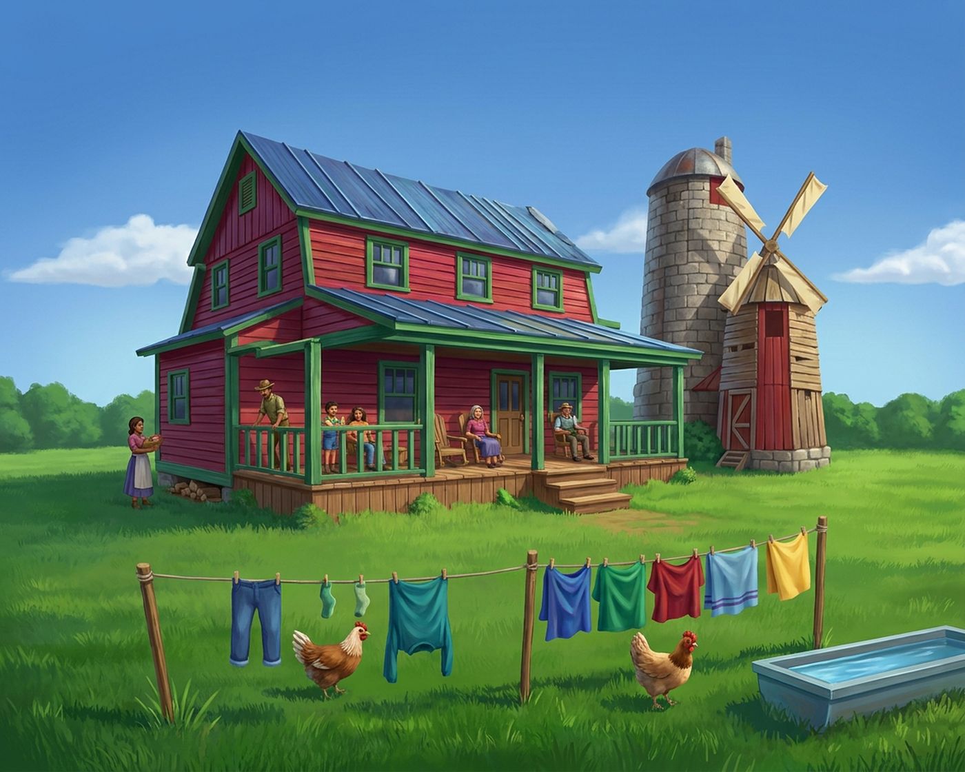 Full-colour reference for Rural Farmhouse
