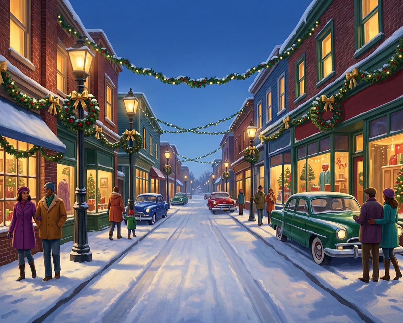 Full-colour reference for Main Street Christmas