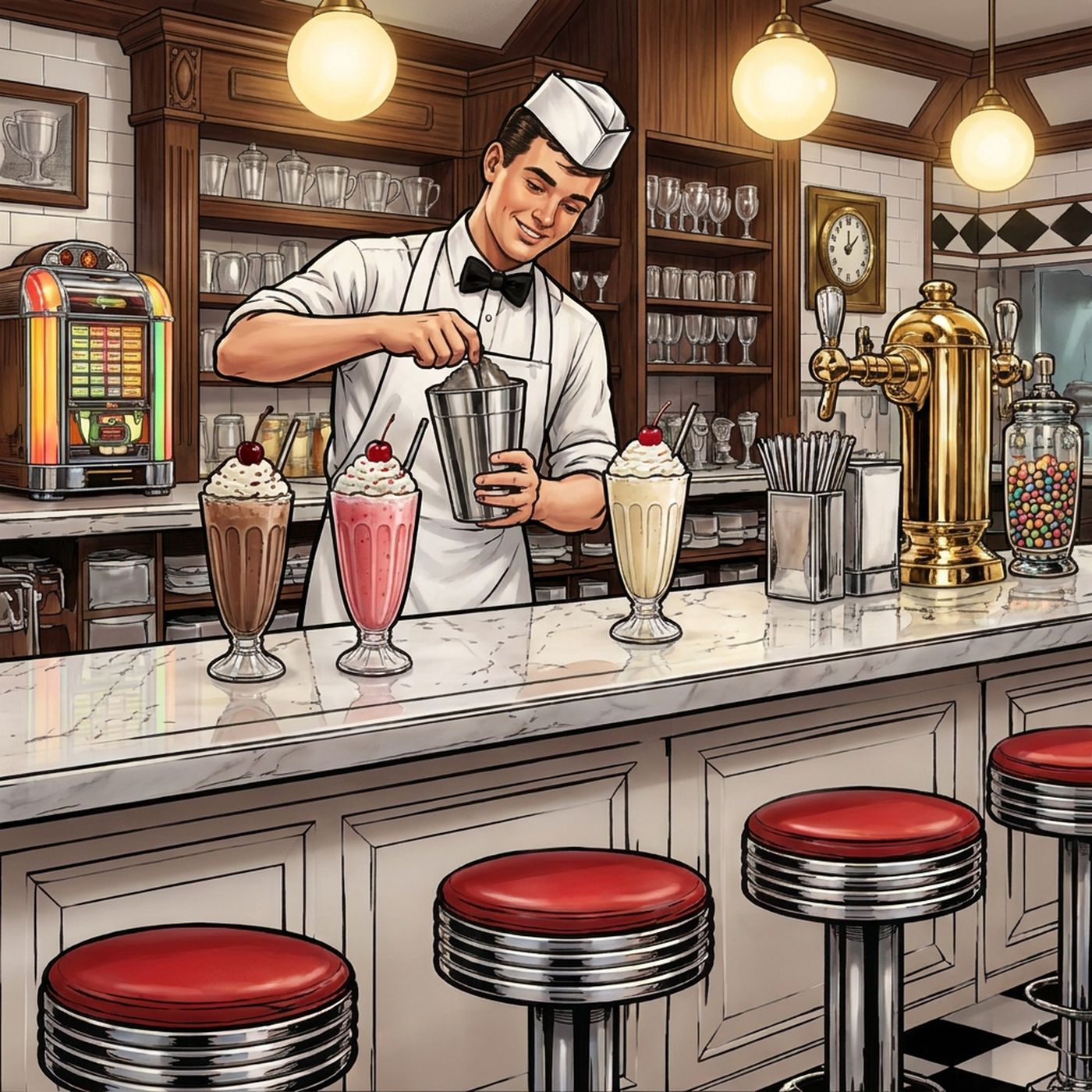 Full-colour reference for Soda Fountain Counter