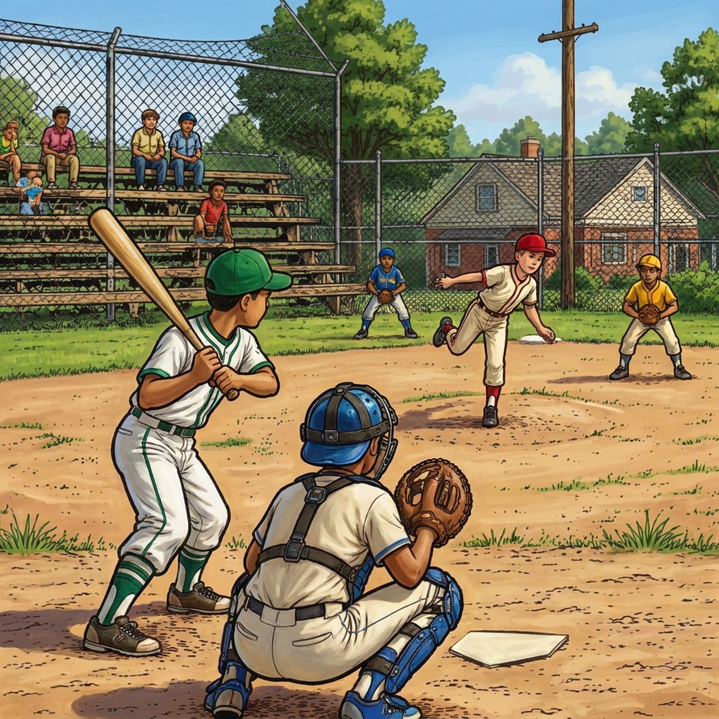 Full-colour reference for Sandlot Baseball Game