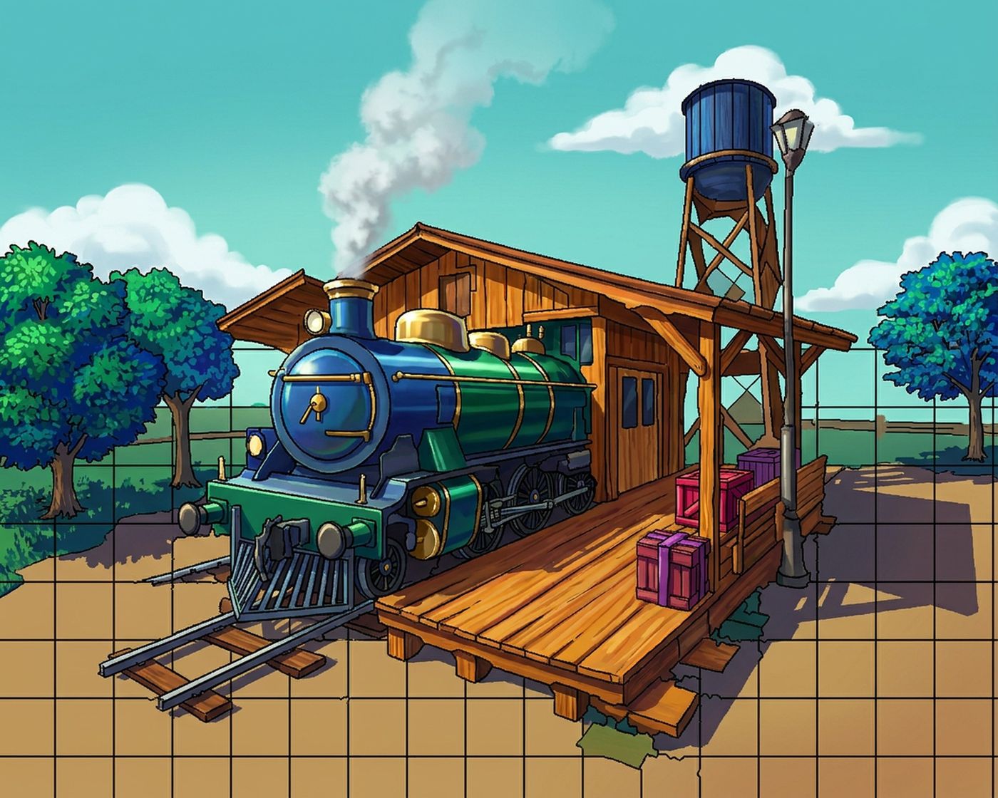 Full-colour reference for Train Depot