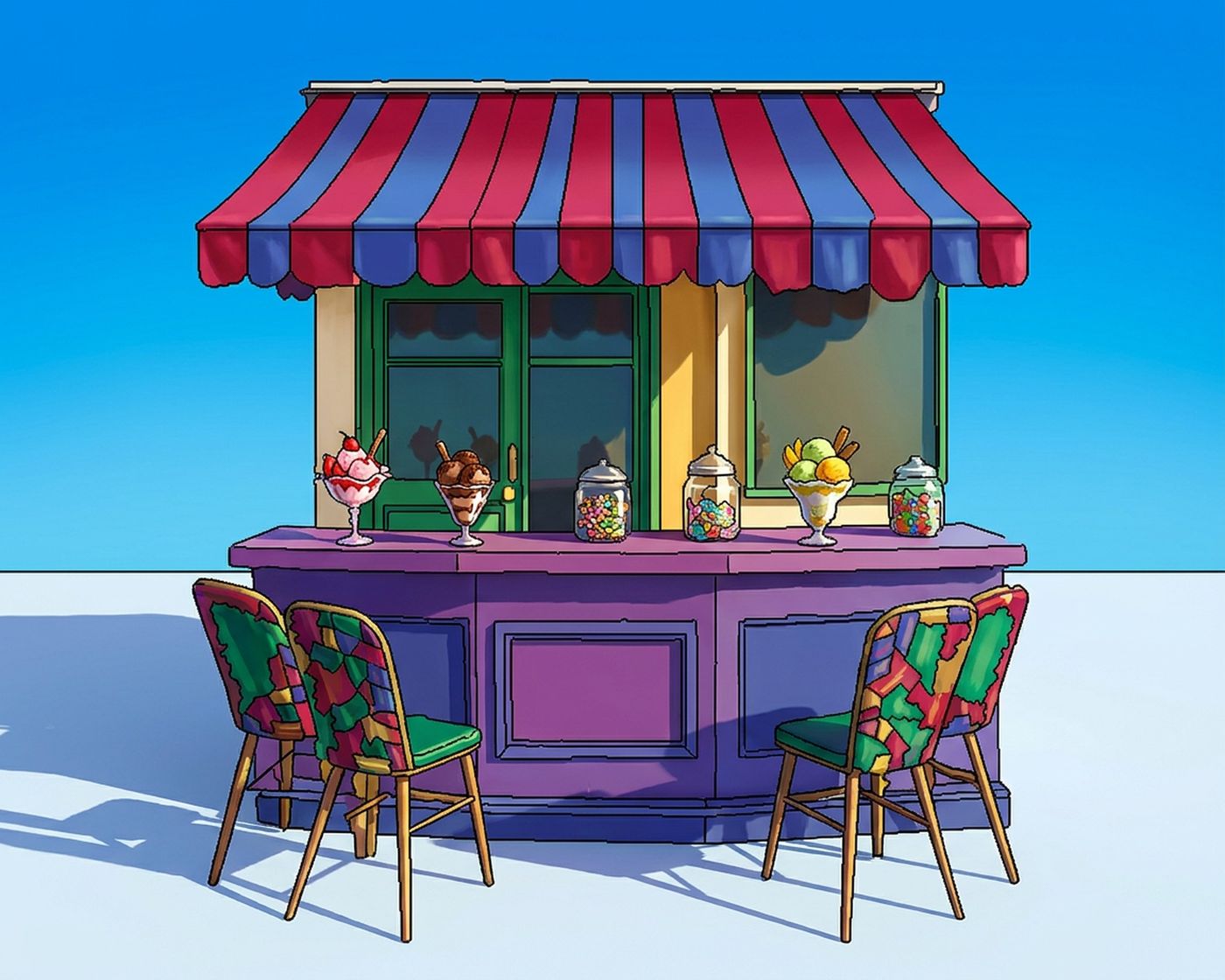 Full-colour reference for Ice-Cream Parlor